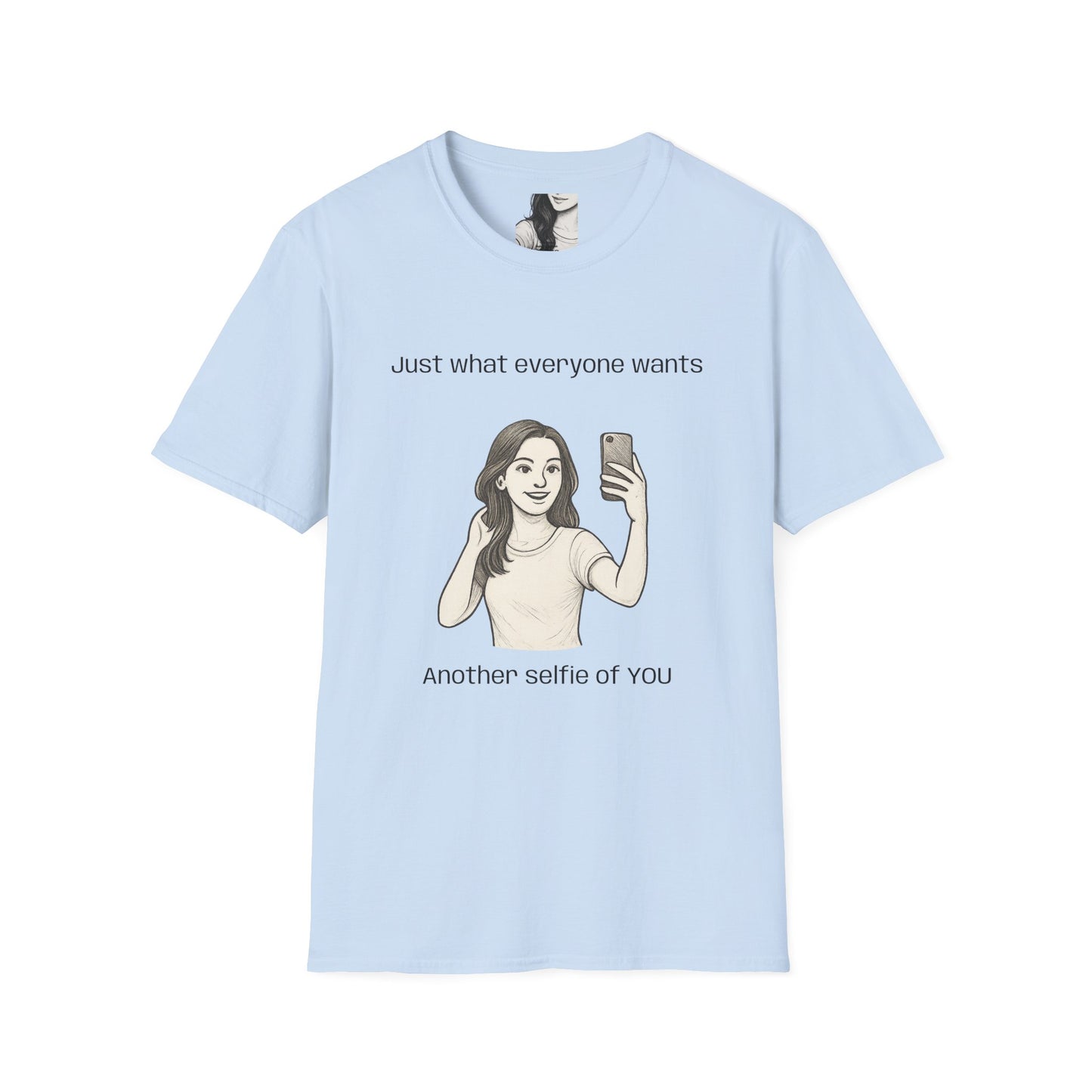 Selfie, Unisex Casual Tee
