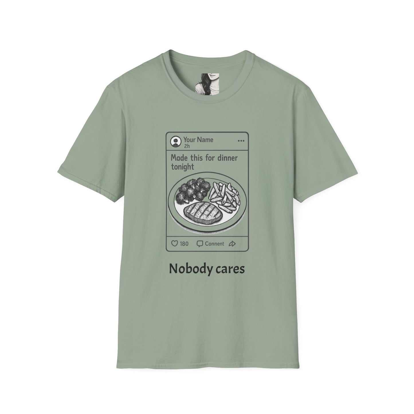 Social media, Unisex Casual Tee