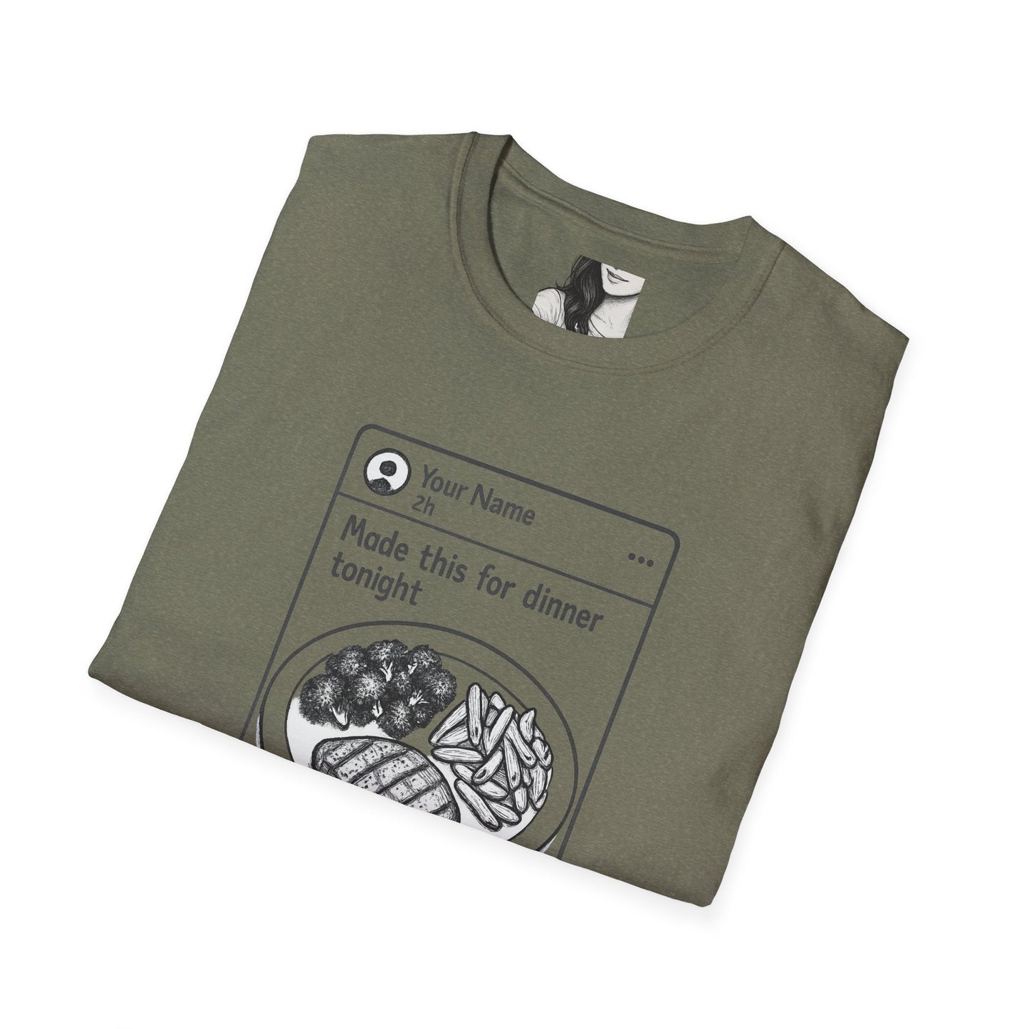 Social media, Unisex Casual Tee