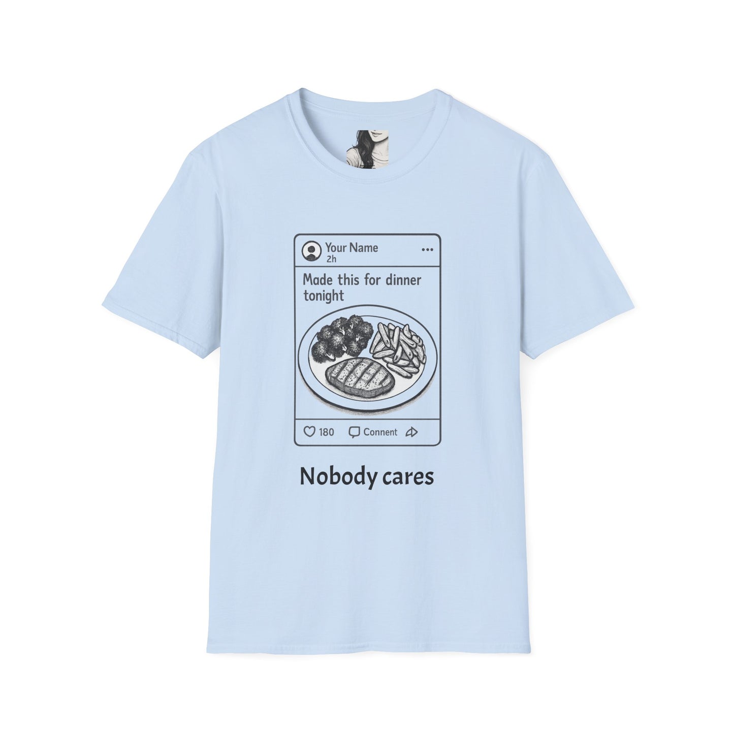 Social media, Unisex Casual Tee