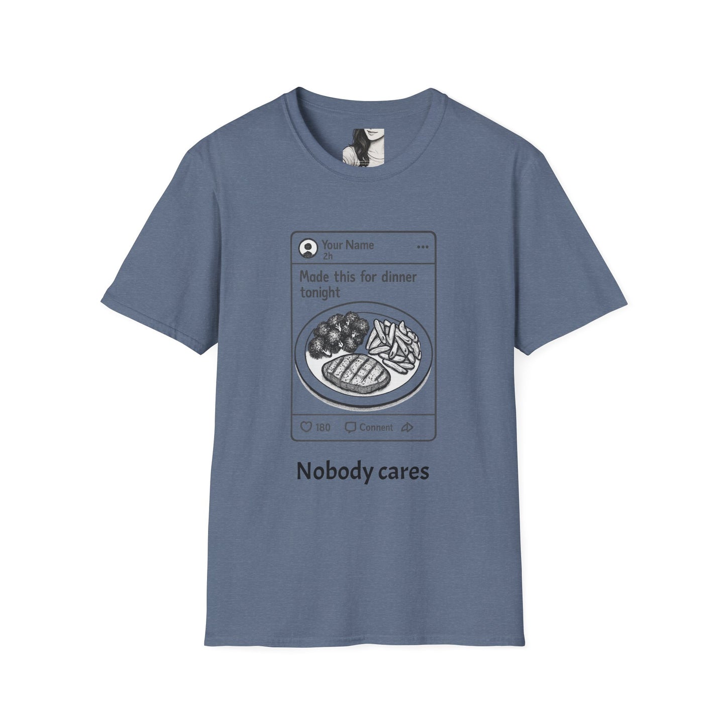 Social media, Unisex Casual Tee