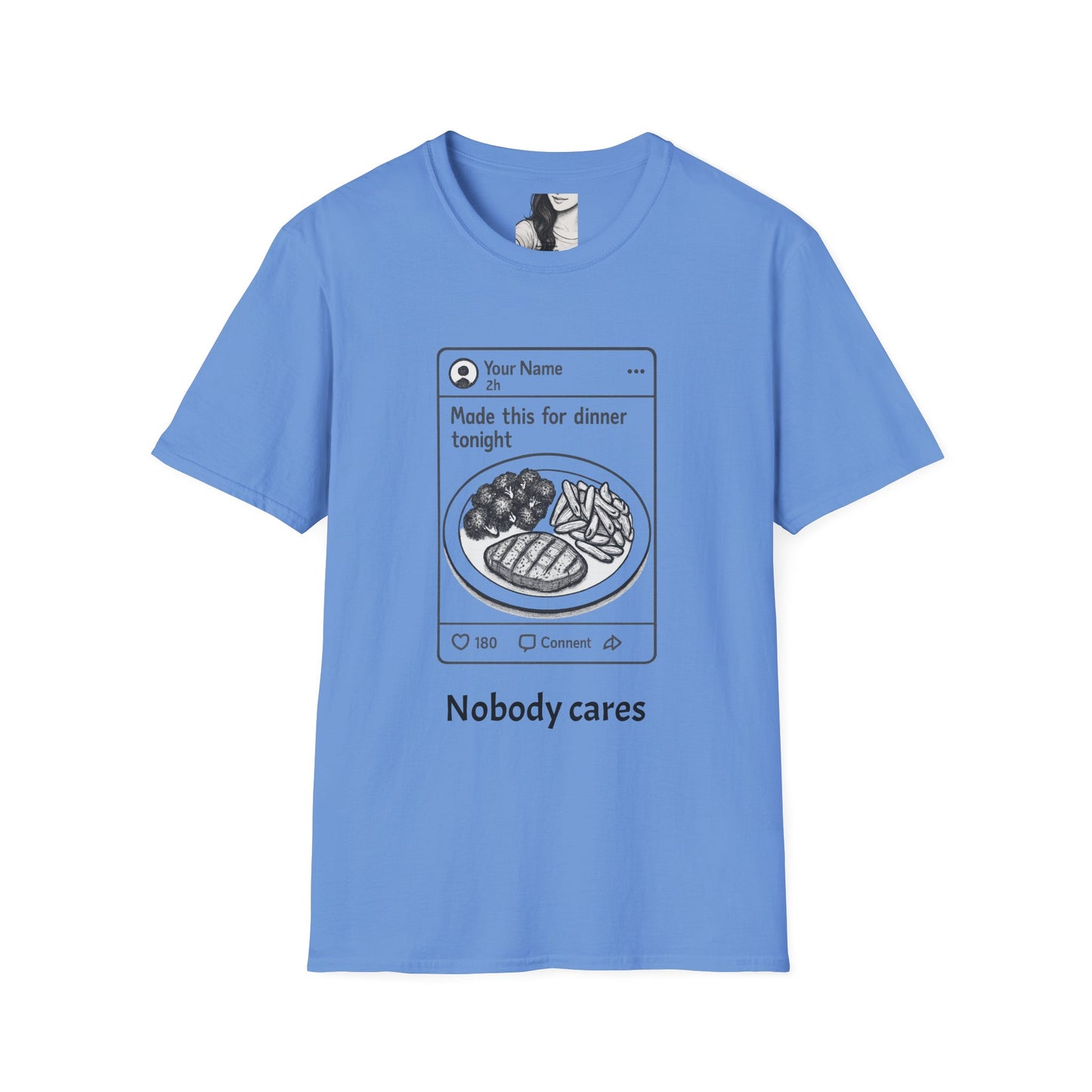 Social media, Unisex Casual Tee