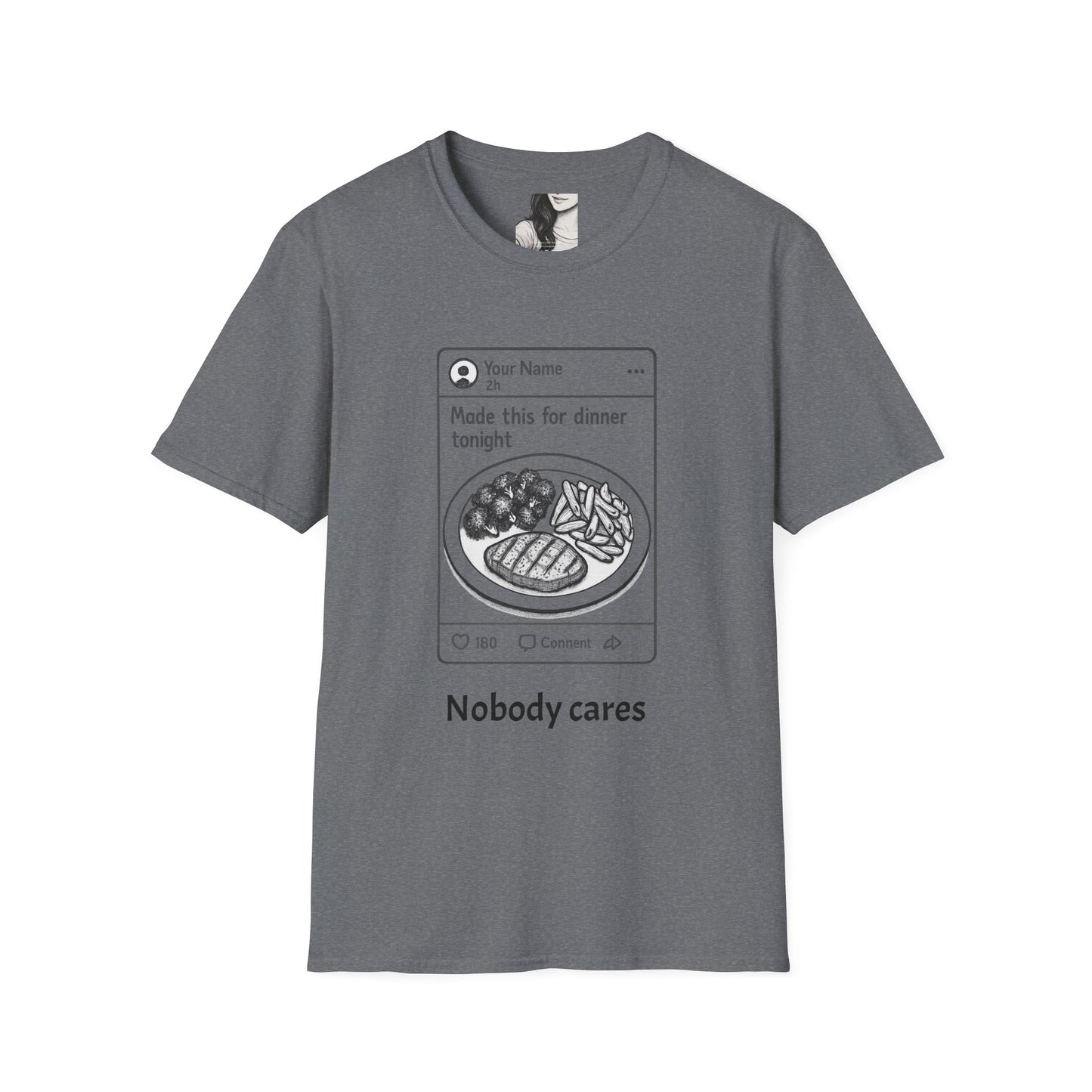 Social media, Unisex Casual Tee