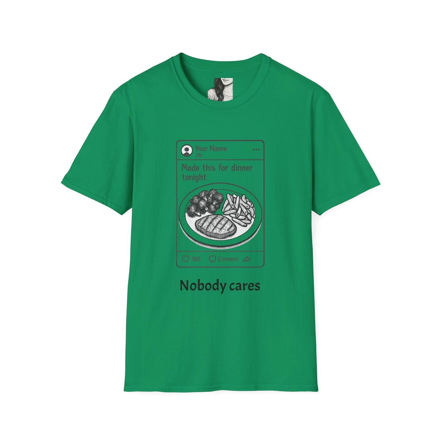 Social media, Unisex Casual Tee