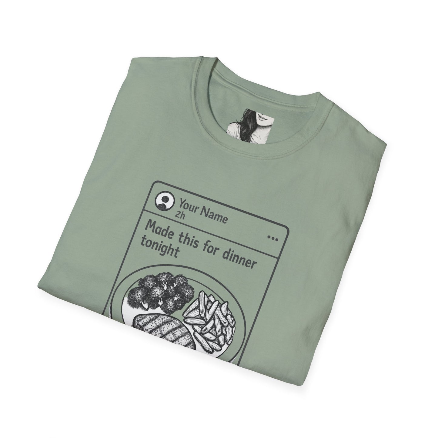 Social media, Unisex Casual Tee