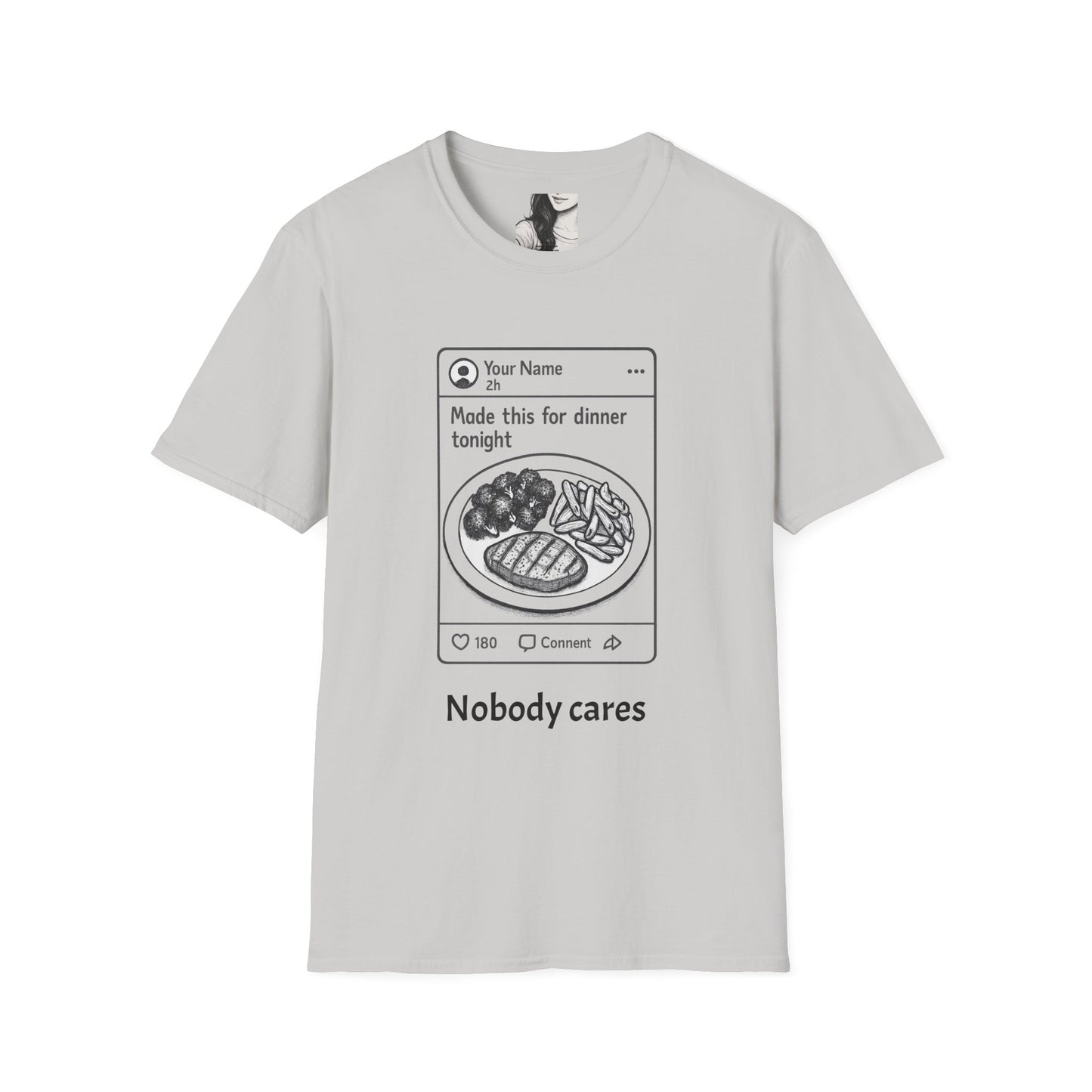 Social media, Unisex Casual Tee