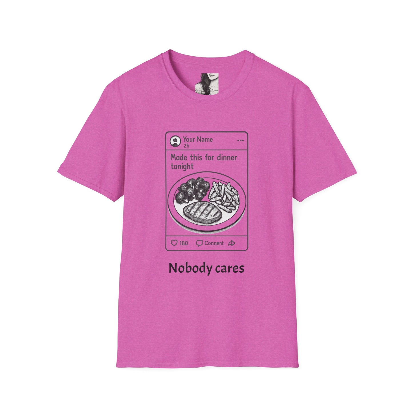 Social media, Unisex Casual Tee