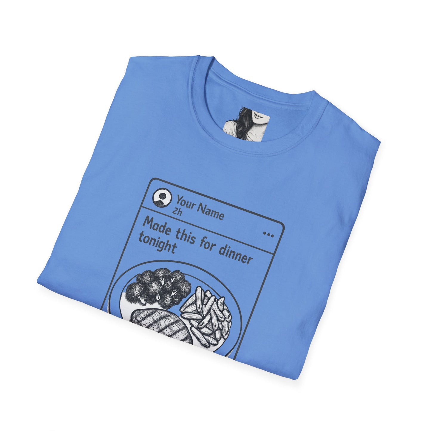 Social media, Unisex Casual Tee