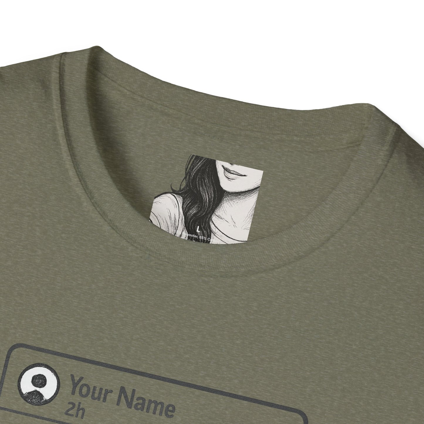 Social media, Unisex Casual Tee