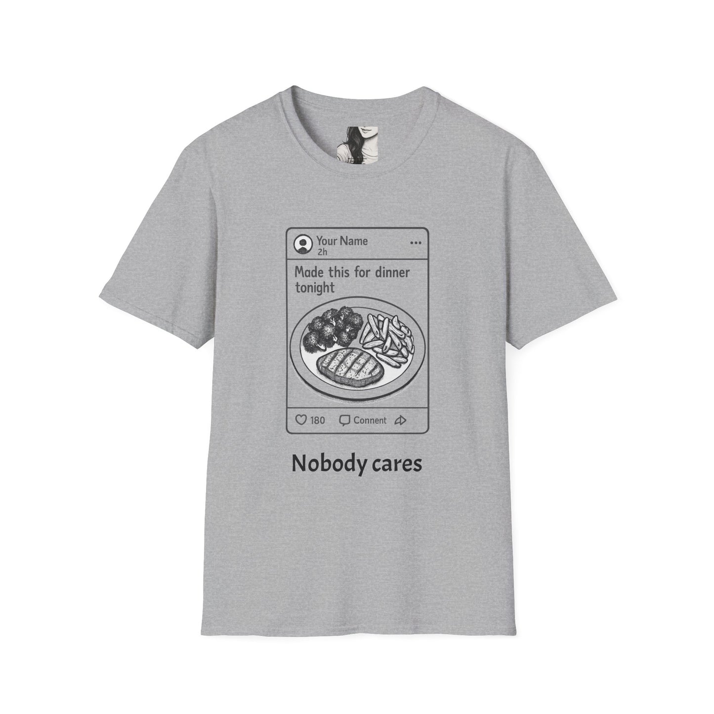 Social media, Unisex Casual Tee