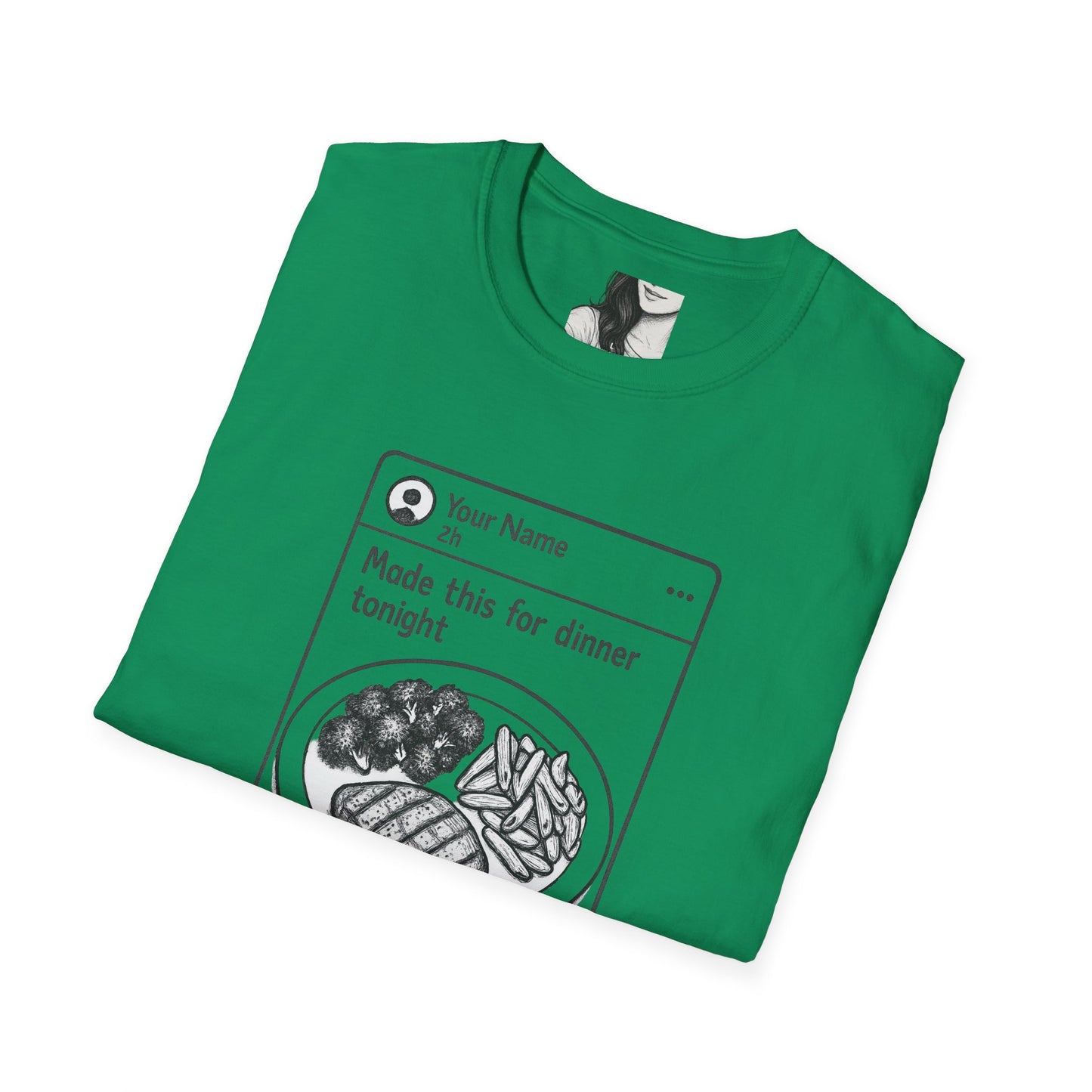 Social media, Unisex Casual Tee