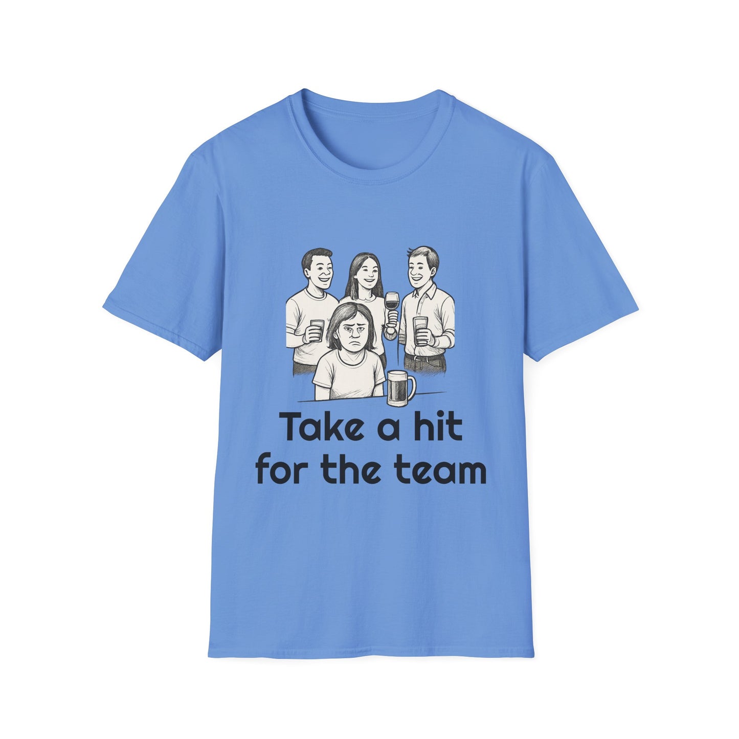 Take a hit, Unisex Casual Tee
