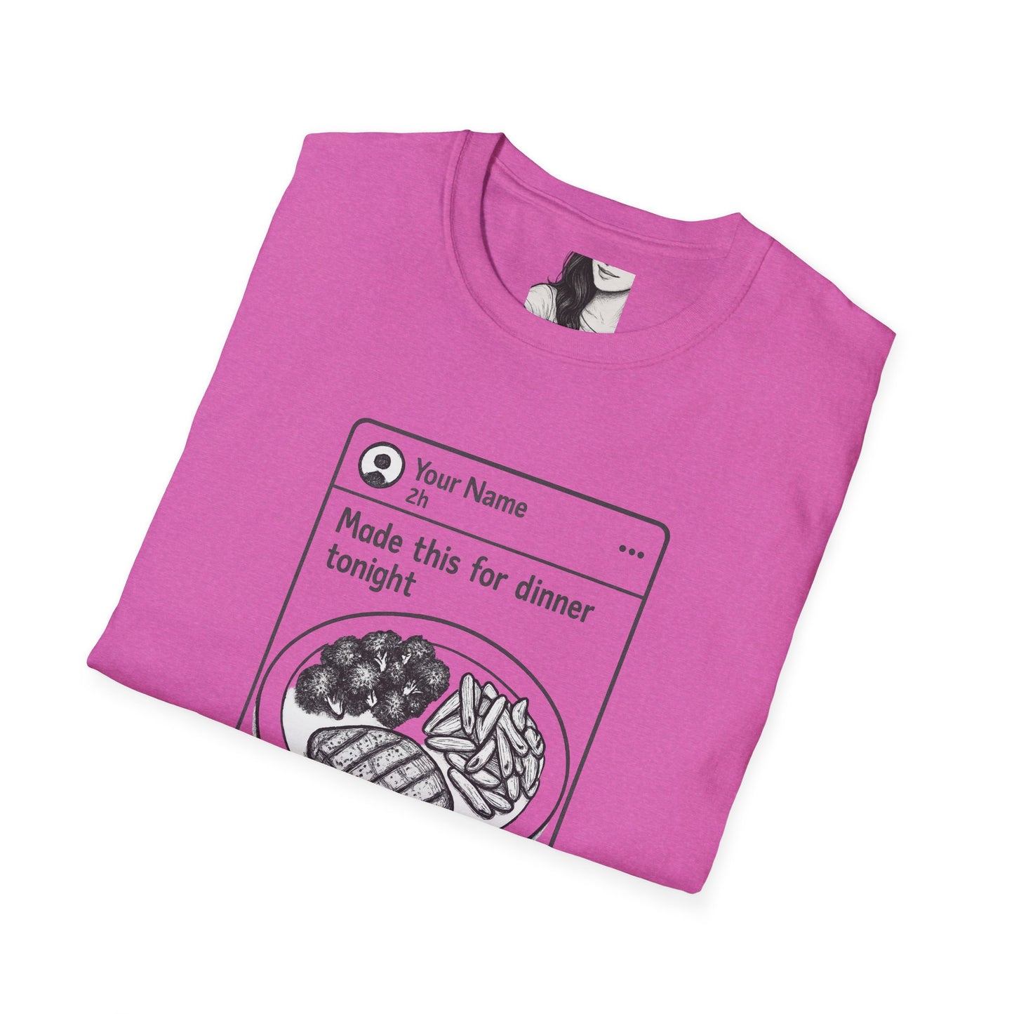 Social media, Unisex Casual Tee
