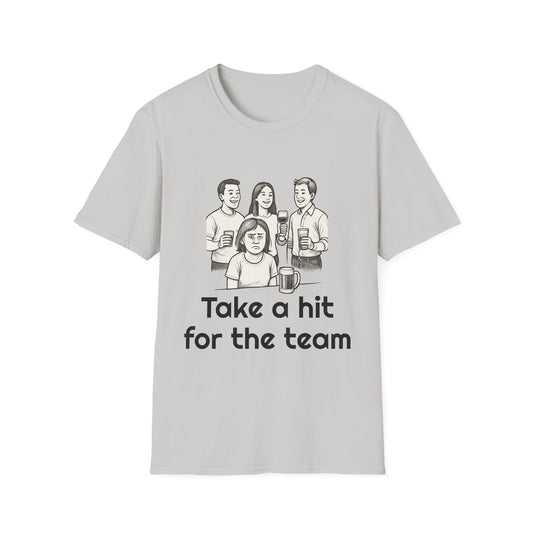Take a hit, Unisex Casual Tee