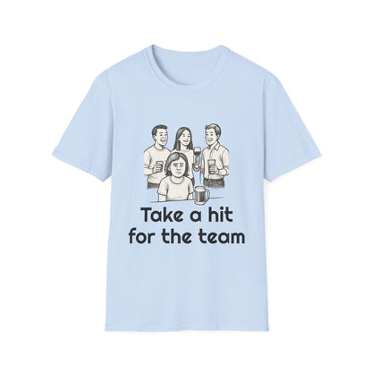Take a hit, Unisex Casual Tee