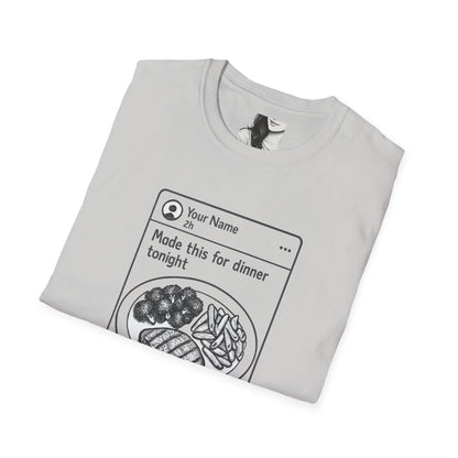 Social media, Unisex Casual Tee