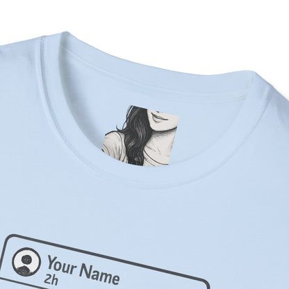 Social media, Unisex Casual Tee