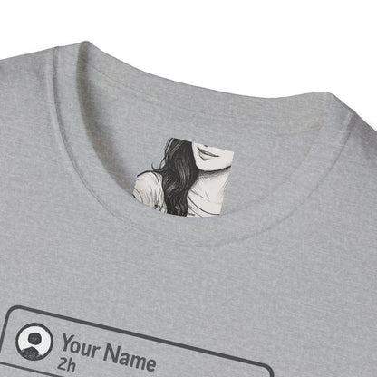 Social media, Unisex Casual Tee