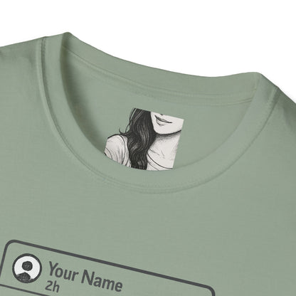 Social media, Unisex Casual Tee