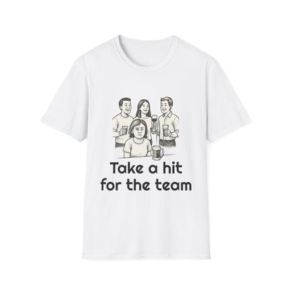Take a hit, Unisex Casual Tee
