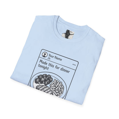 Social media, Unisex Casual Tee